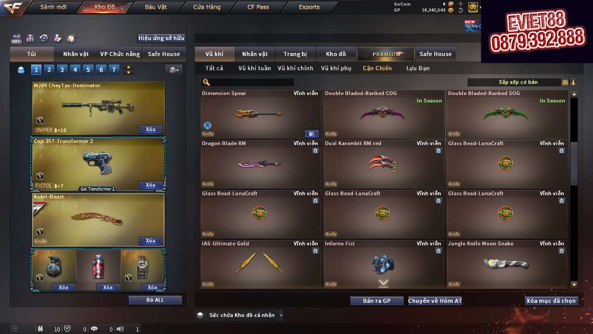 shop acc cf uy tin gia re